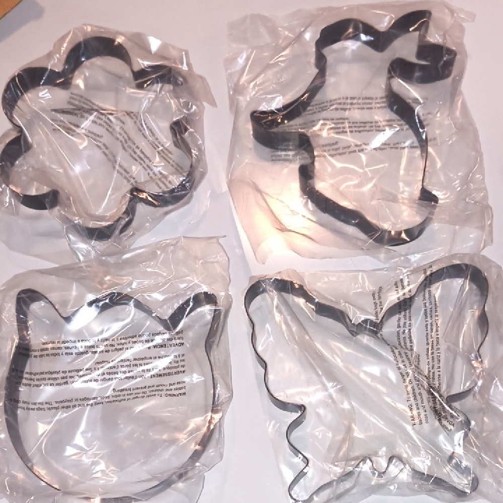 Set of Four Spring Breakfast Molds